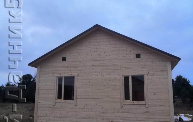 4 два каркасно-щитовых дома 6×6, 36 м², Лен. область, деревня Немятово-2 (1)